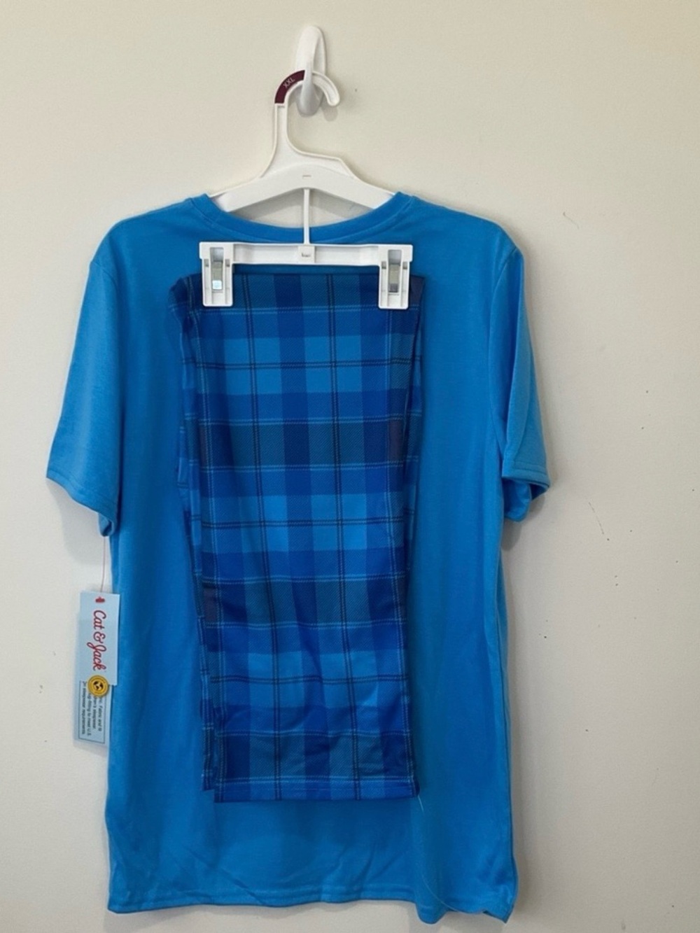 Cat & Jack Boy's 2 Piece Pajama Set XX-LARGE 16-18 Night Owl Club Shirt & Pants